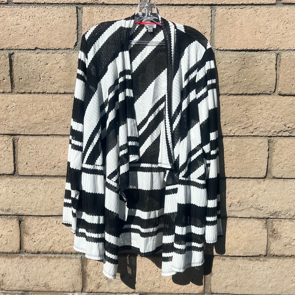 Black and white sweater